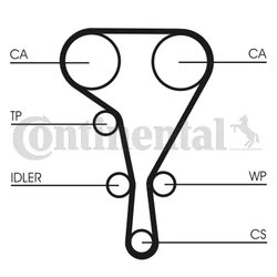 CUREA DISTRIBUTIE CONTINENTAL CT1130 - Compatibil cu NISSAN, OPEL, RENAULT, VAUXHALL