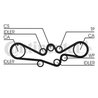 Curea distributie CONTINENTAL CT792