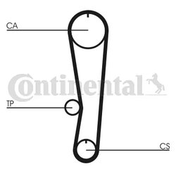 SET DISTRIBUTIE CUREA CONTINENTAL CT895K1 - Compatibil cu SUBARU, SUZUKI