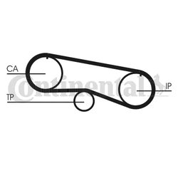 Curea distributie CONTINENTAL CT933