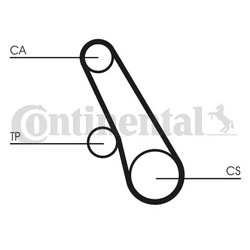 CUREA DISTRIBUTIE CONTINENTAL CT991 - Compatibil cu HYUNDAI, MITSUBISHI