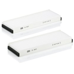 FILTRU AER HABITACLU MANN-FILTER CU 3023-2 - Compatibil cu AUDI, AUDI (FAW), VW