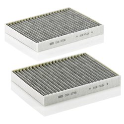FILTRU AER HABITACLU MANN-FILTER CUK 2736-2 - Compatibil cu ALPINA, BENTLEY, BMW, ROLLS-ROYCE
