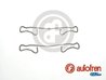 SET ACCESORII PLACUTE FRANA AUTOFREN SEINSA D42481A - Compatibil cu MERCEDES-BENZ, VW