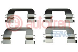 Set accesorii placute frana AUTOFREN SEINSA D43038A