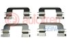 SET ACCESORII PLACUTE FRANA AUTOFREN SEINSA D43038A - Compatibil cu HYUNDAI