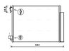RADIATOR CLIMATIZARE AVA QUALITY COOLING DAA5011D - Compatibil cu DACIA, RENAULT, SMART