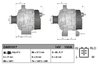 ALTERNATOR DENSO DAN1017 - Compatibil cu TOYOTA