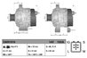 ALTERNATOR DENSO DAN1019 - Compatibil cu TOYOTA