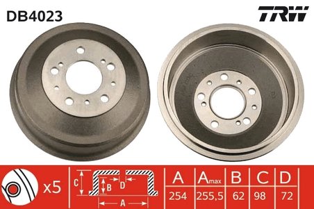 Tambur frana TRW DB4023
