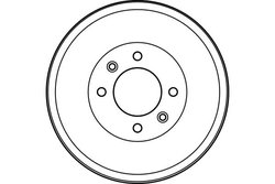 TAMBUR FRANA TRW DB4096 - Compatibil cu CITROEN, PEUGEOT