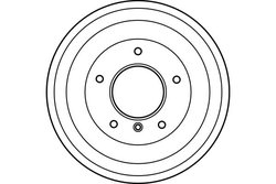 TAMBUR FRANA TRW DB4108 - Compatibil cu BMW