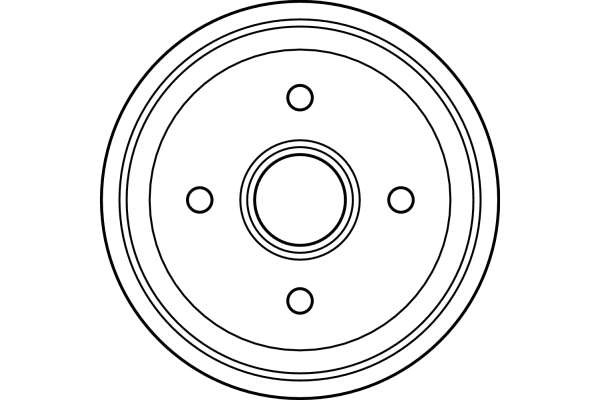 TAMBUR FRANA TRW DB4159 - Compatibil cu CITROEN, MEGA, PEUGEOT