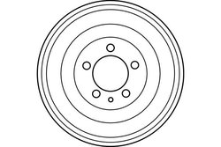 TAMBUR FRANA TRW DB4157 - Compatibil cu CITROEN, FIAT, LANCIA, PEUGEOT