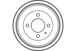 TAMBUR FRANA TRW DB4260 - Compatibil cu CHERY, SEAT, VW, VW (FAW), VW (SVW)