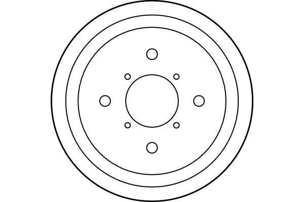TAMBUR FRANA TRW DB4270 - Compatibil cu SUBARU, SUZUKI, SUZUKI (CHANGAN)
