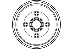 TAMBUR FRANA TRW DB4277 - Compatibil cu FORD, FORD (CHANGAN)