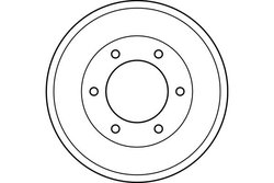 TAMBUR FRANA TRW DB4281 - Compatibil cu FORD, NISSAN