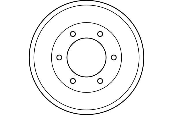 TAMBUR FRANA TRW DB4281 - Compatibil cu FORD, NISSAN
