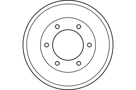 TAMBUR FRANA TRW DB4281 - Compatibil cu FORD, NISSAN