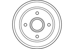 TAMBUR FRANA TRW DB4304 - Compatibil cu OPEL, SUZUKI, VAUXHALL