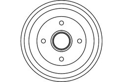 Tambur frana TRW DB4308