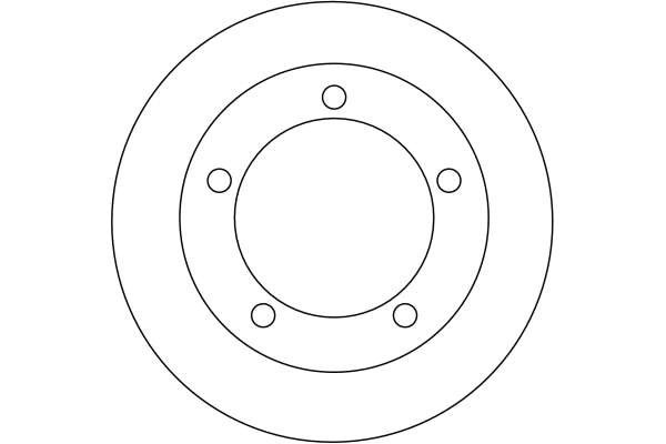 TAMBUR FRANA TRW DB4314 - Compatibil cu FORD, FORD AUSTRALIA