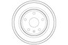 TAMBUR FRANA TRW DB4426 - Compatibil cu OPEL, VAUXHALL