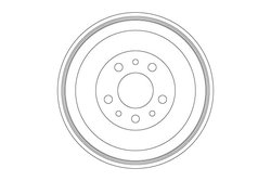 TAMBUR FRANA TRW DB4563 - Compatibil cu FIAT, OPEL, VAUXHALL