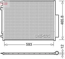 Radiator climatizare Denso DCN01005
