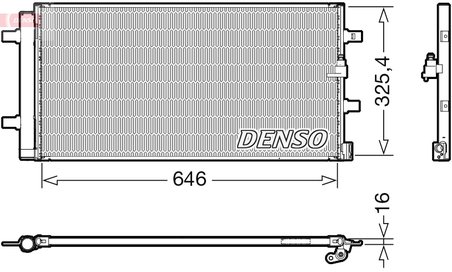 Radiator climatizare Denso DCN02041