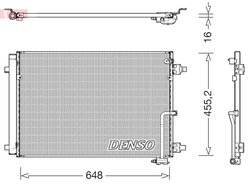 Radiator climatizare Denso DCN02045