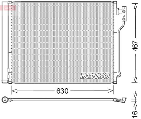Radiator climatizare Denso DCN05031