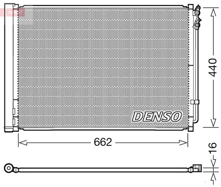 Radiator climatizare Denso DCN05032