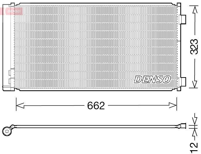 Radiator climatizare Denso DCN05103
