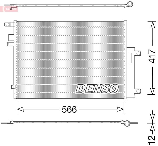 RADIATOR CLIMATIZARE DENSO DCN06017 - Compatibil cu JEEP