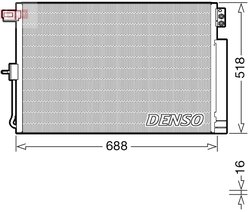 Radiator climatizare Denso DCN06019