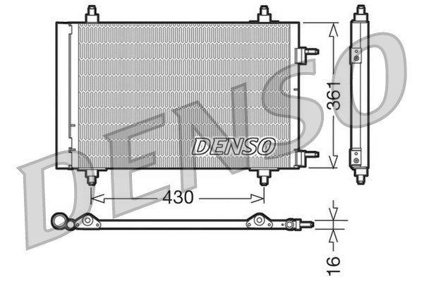 Radiator climatizare Denso DCN07019