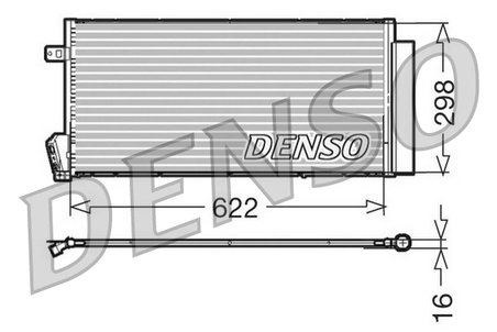 Radiator climatizare Denso DCN09018