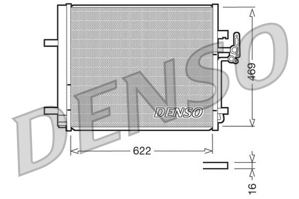 Radiator climatizare Denso DCN10016