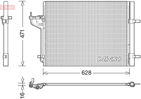Radiator climatizare Denso DCN10029