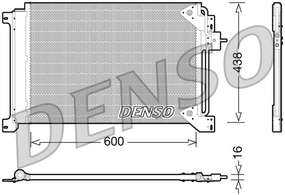 Radiator climatizare Denso DCN12004