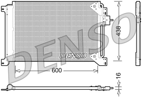 Radiator climatizare Denso DCN12004