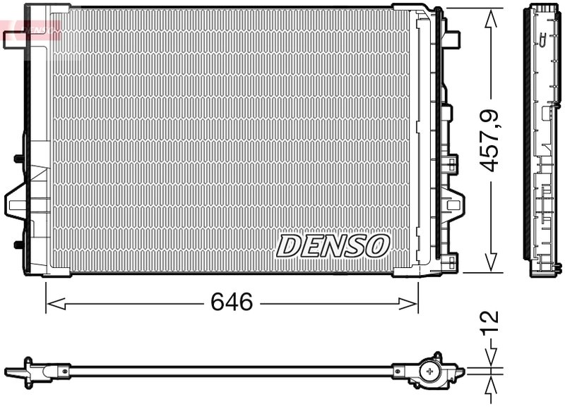 Radiator climatizare Denso DCN17059