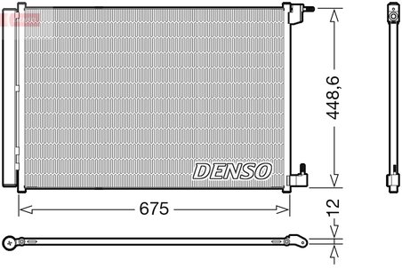 Radiator climatizare Denso DCN17060