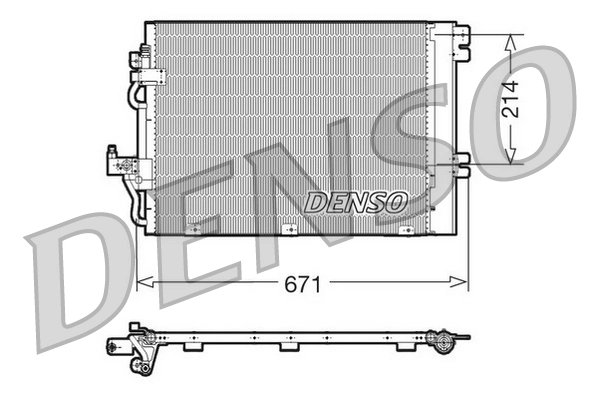 Radiator climatizare Denso DCN20009