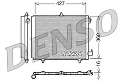RADIATOR CLIMATIZARE DENSO DCN21009 - Compatibil cu CITROEN, DS, OPEL, PEUGEOT