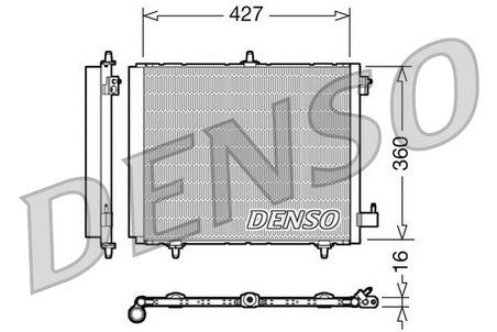 Radiator climatizare Denso DCN21009