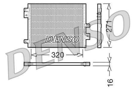 Radiator climatizare Denso DCN28002
