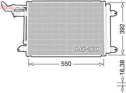 RADIATOR CLIMATIZARE DENSO DCN32032 - Compatibil cu AUDI, SEAT, SKODA, VW